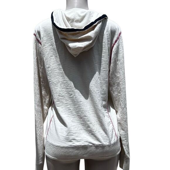 Premium 51 Red Thread Series Hooded Sweatshirt Women's Medium Cream FL Miami - Picture 7 of 16